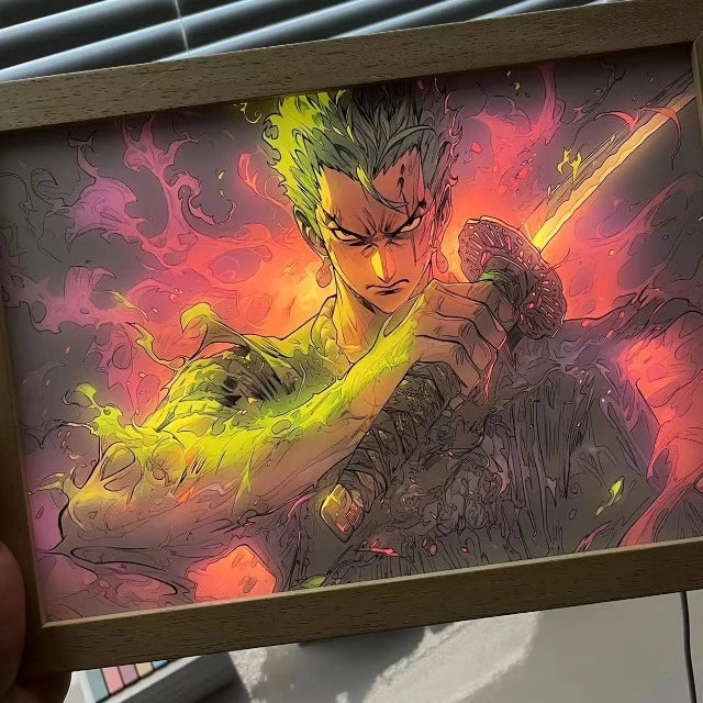 Cadre Lumineux One Piece Roronoa Zoro