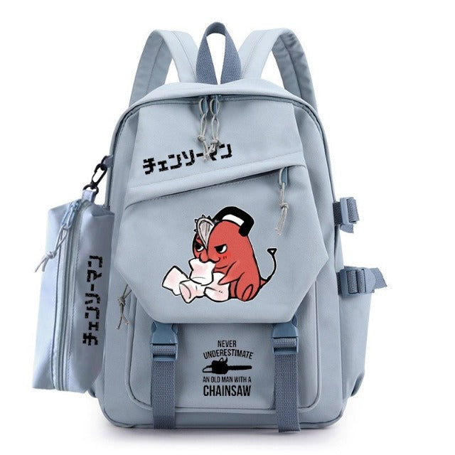 Cartable Pochita Chainsaw Man (9 modèles)