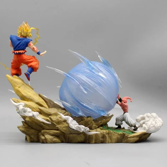 Figurine Dragon Ball Z Goku vs Buu 22cm