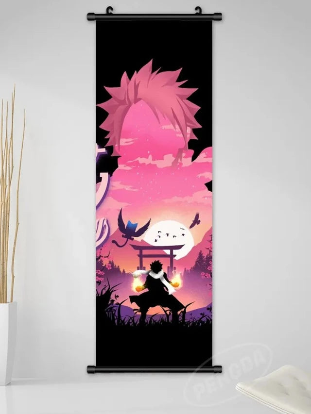 Poster Toile Déroulant Fairy Tail Natsu
