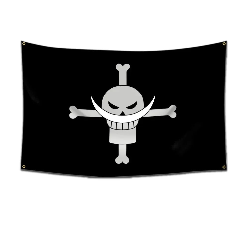 Drapeau Pirate One Piece Barbe Blanche