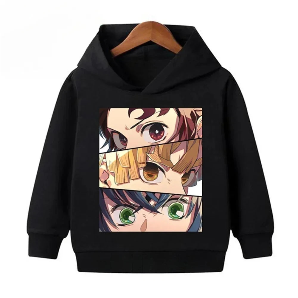 Sweat Pull Enfant Demon Slayer Tanjiro Zenitsu Inosuke