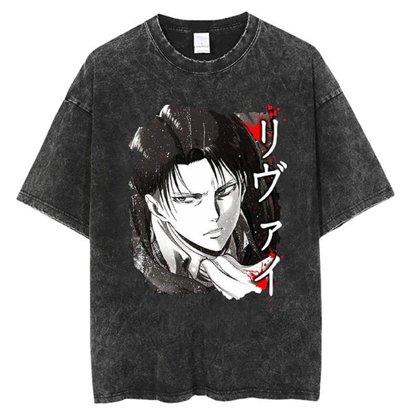 T-shirt Vintage "Attaque Vintage !" Taille Réelle IM0835 - Noir XL - Neuf Sans Étiquettes