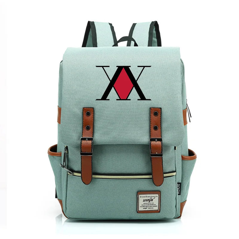 Sac À Dos Hxh Cartable Logo Hunter x Hunter vert