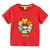 T-Shirt Pokemon Enfant Team Fille Garçon ROUGE