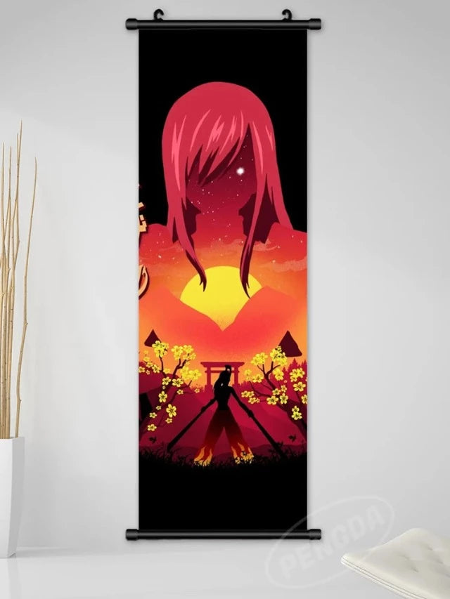 Poster Toile Déroulant Fairy Tail Erza