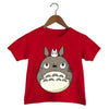 T-Shirt Enfant Totoro Mignon Fille et Garçon ROUGE