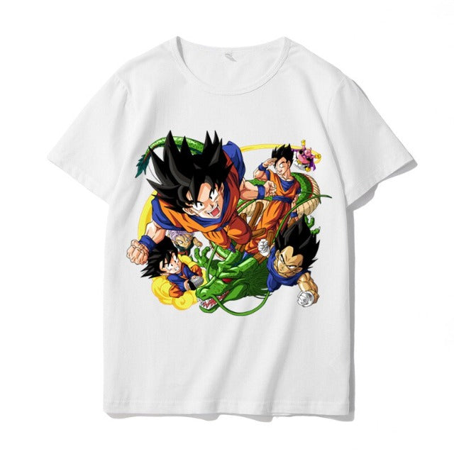 T-shirt Vintage Dragon Ball Z - Gohan Vs Cell - Année 2000 - Taille S Jeunesse