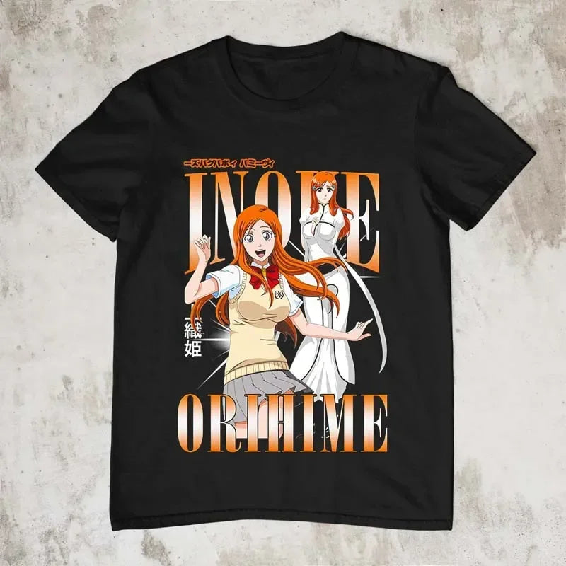 T-Shirt Bleach Orihime Inoue Noir