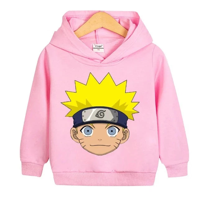 Sweat Enfant Naruto Uzumaki Pull rose