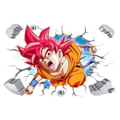 Sticker Mural Dragon Ball Z Goku God
