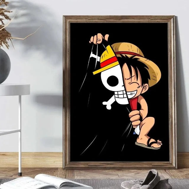 Poster One Piece Luffy Jolly Roger