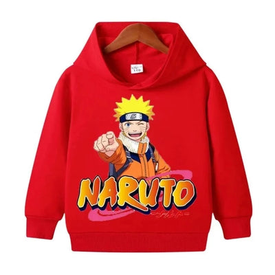 Sweat Enfant Naruto Ninja Pull rouge