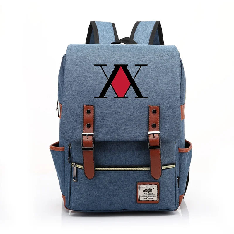 Sac À Dos Hxh Cartable Logo Hunter x Hunter bleu