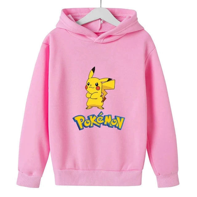 Sweatshirt Pull à Capuche Enfant Pokemon Pikachu 7 Coloris