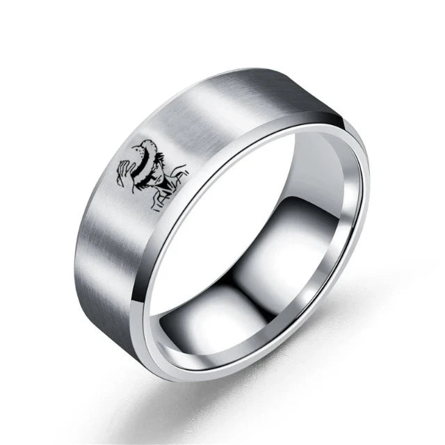 Bague One Piece Monkey D. Luffy Argent
