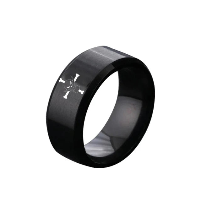 Bague One Piece Barbe Blanche Noir