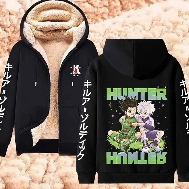 Giacca in pile Hunter X Hunter Gon e Killua