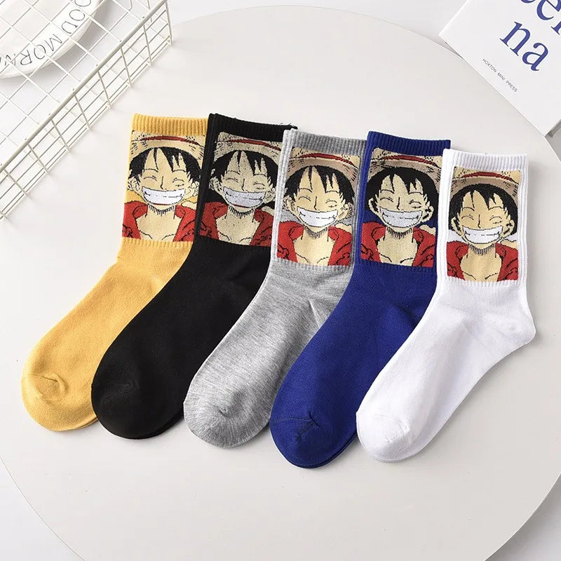 Chaussettes One Piece Luffy Pack de 5