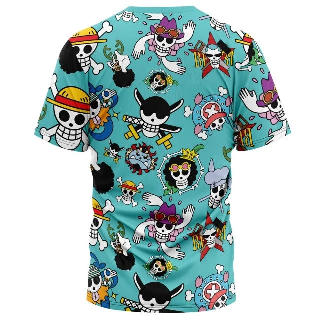 One Piece Manga Kinder T-Shirt für Mädchen und Jungen