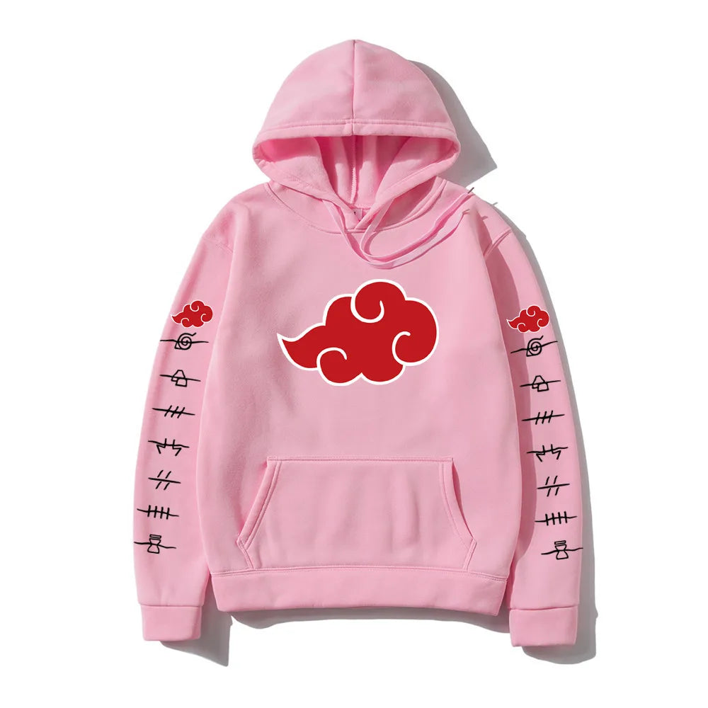Sweat à Capuche Naruto Akatsuki rose
