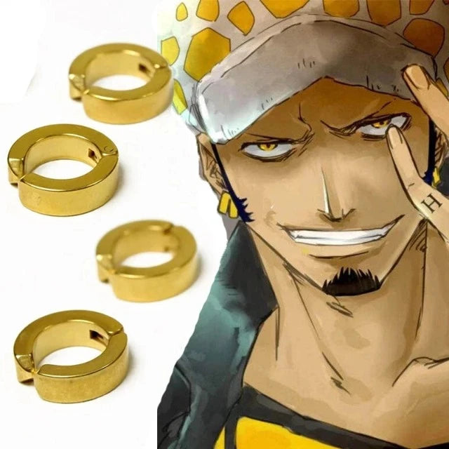 Boucles d'Oreilles One Piece Trafalgar Law