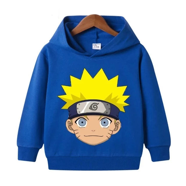 Sweat Enfant Naruto Uzumaki Pull bleu