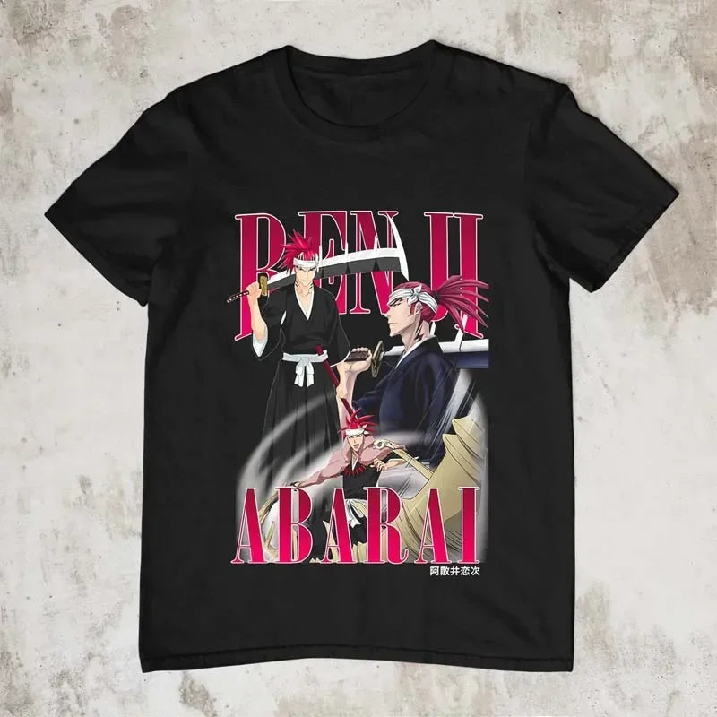 T-Shirt Bleach Renji Abarai Noir