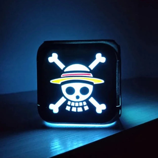 Réveil One Piece Lumineux Jolly Roger