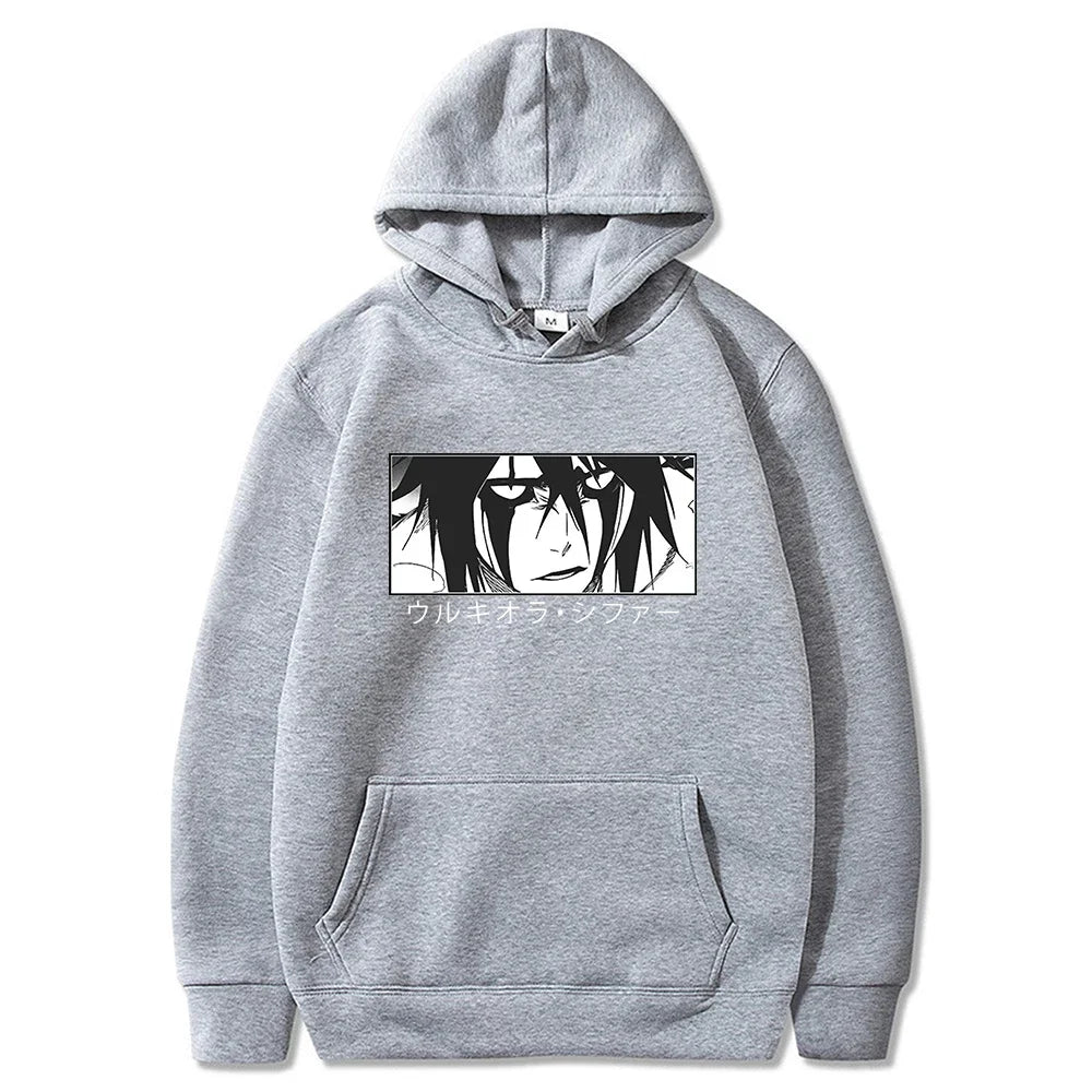 Sweat Pull à Capuche Bleach Ulquiorra Cifer Gris