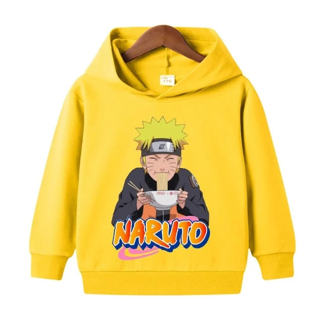 Sweat Enfant Naruto Ramen Pull jaune