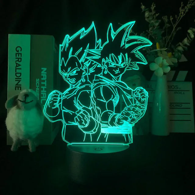 Lampe Dragon Ball Z Goku &amp; Vegeta