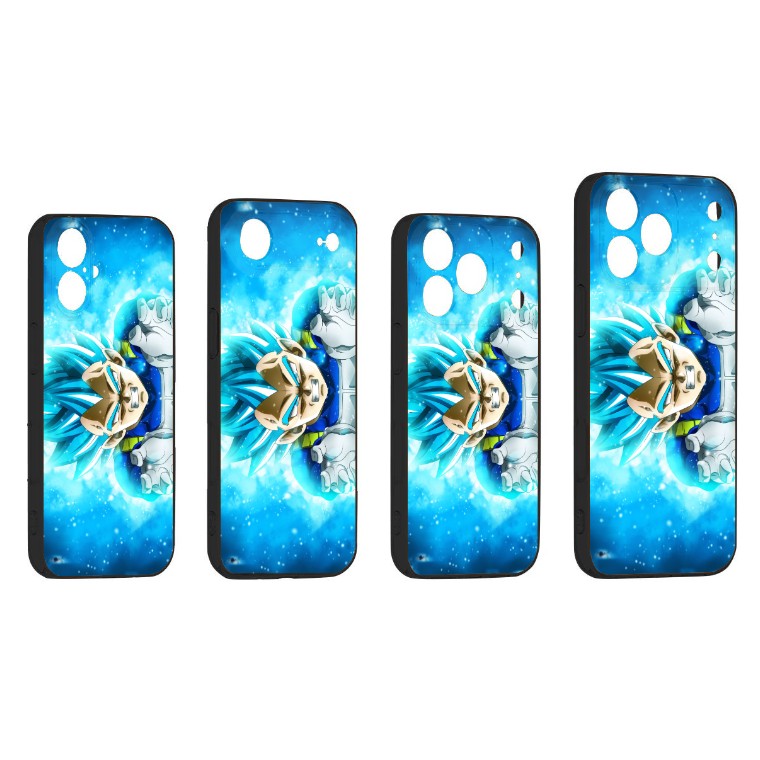 Coque de téléphone pour iPhone Dragon Ball Vegeta Super Saiyan God