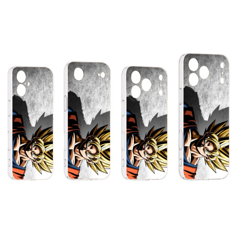 Coque de téléphone pour iPhone Dragon Ball Goku Super Saiyan