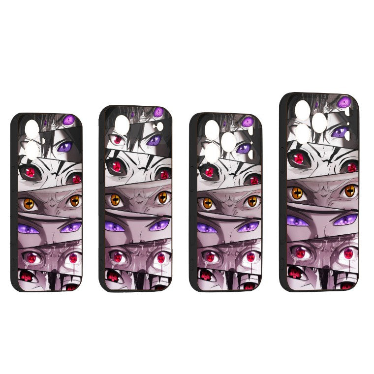 Coque de téléphone pour iPhone Naruto Sharingan et Byakugan