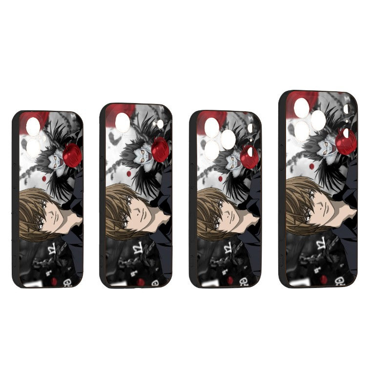 Coque de téléphone pour iPhone Death Note Light et Ryuk