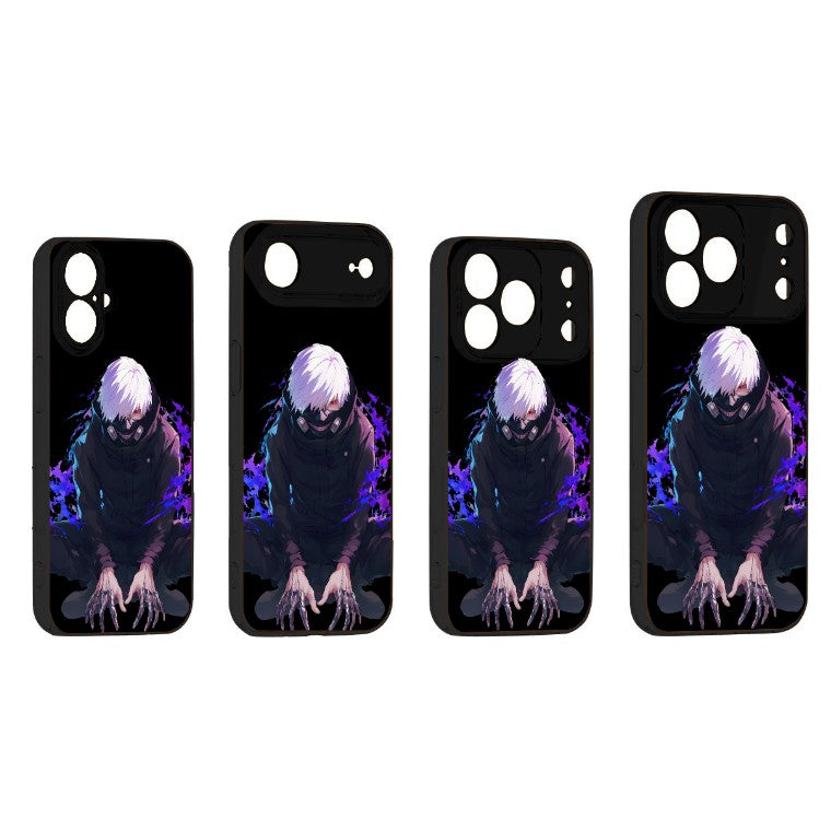 Coque de téléphone pour iPhone noire Tokyo Ghoul Ken Kaneki