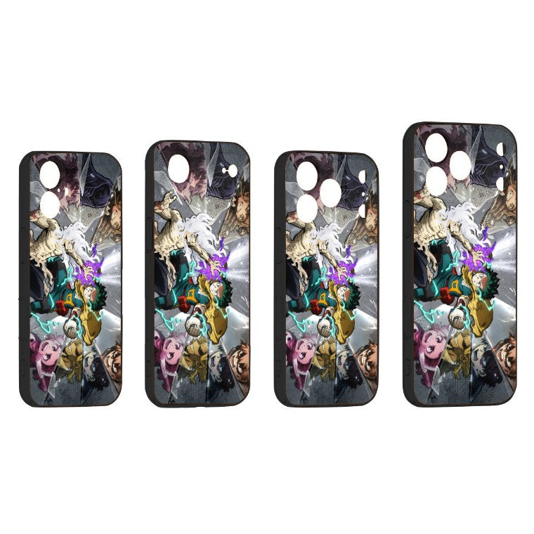 Coque de téléphone pour iPhone My Hero Academia Izuku Midoriya et Tomura Shigaraki