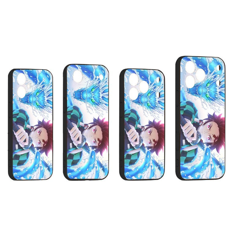 Coque de téléphone pour iPhone Demon Slayer Tanjiro danse du dragon