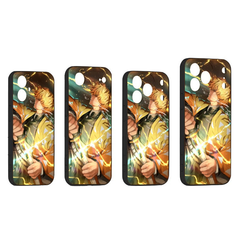 Coque de téléphone pour iPhone Demon Slayer Zenitsu Agatsuma