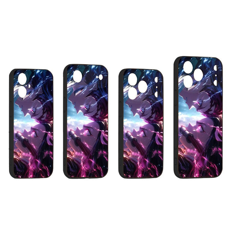Coque de téléphone pour iPhone Demon Slayer Nezuko et Tanjiro