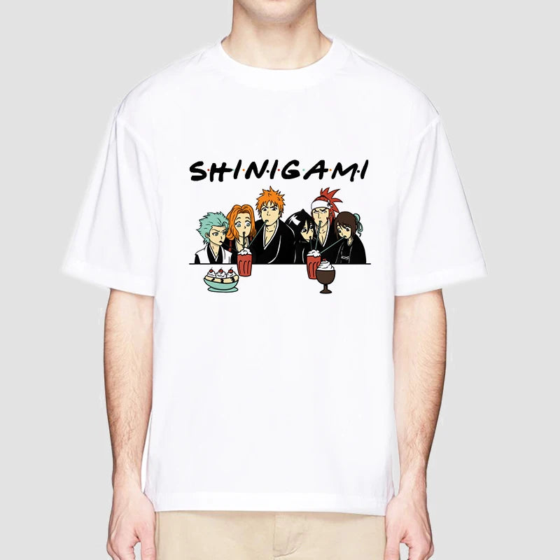 T-Shirt Bleach Shinigami Blanc