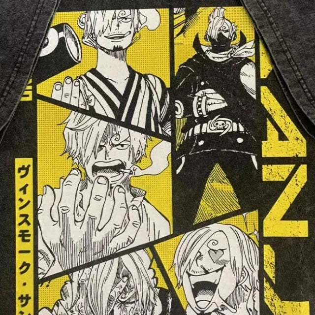 T-Shirt Vintage One Piece Trafalgar Law