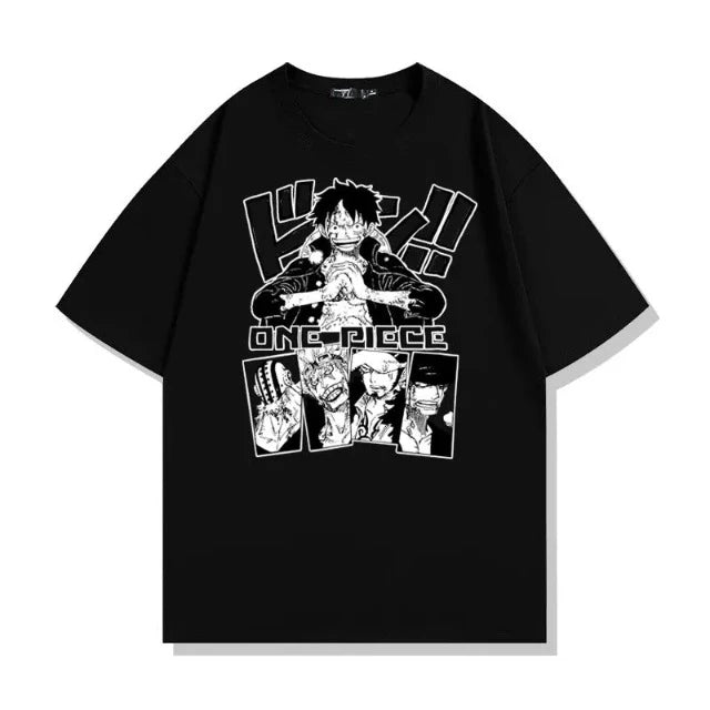 T-Shirt One Piece Manga Noir