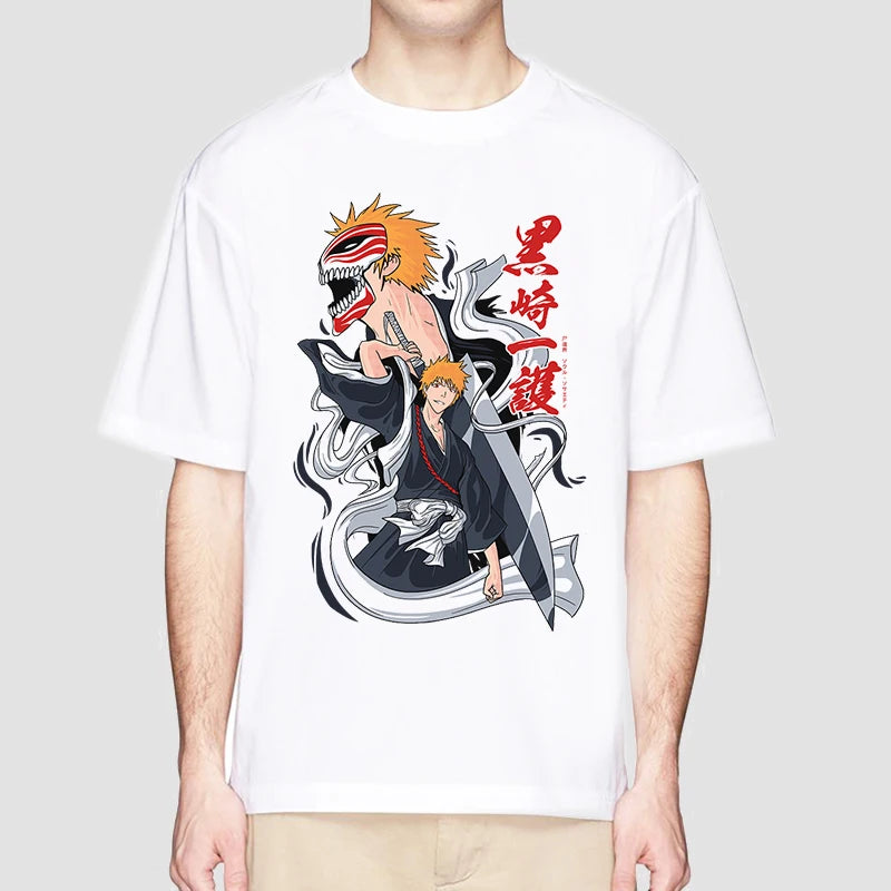 T-Shirt Bleach Shikai Blanc