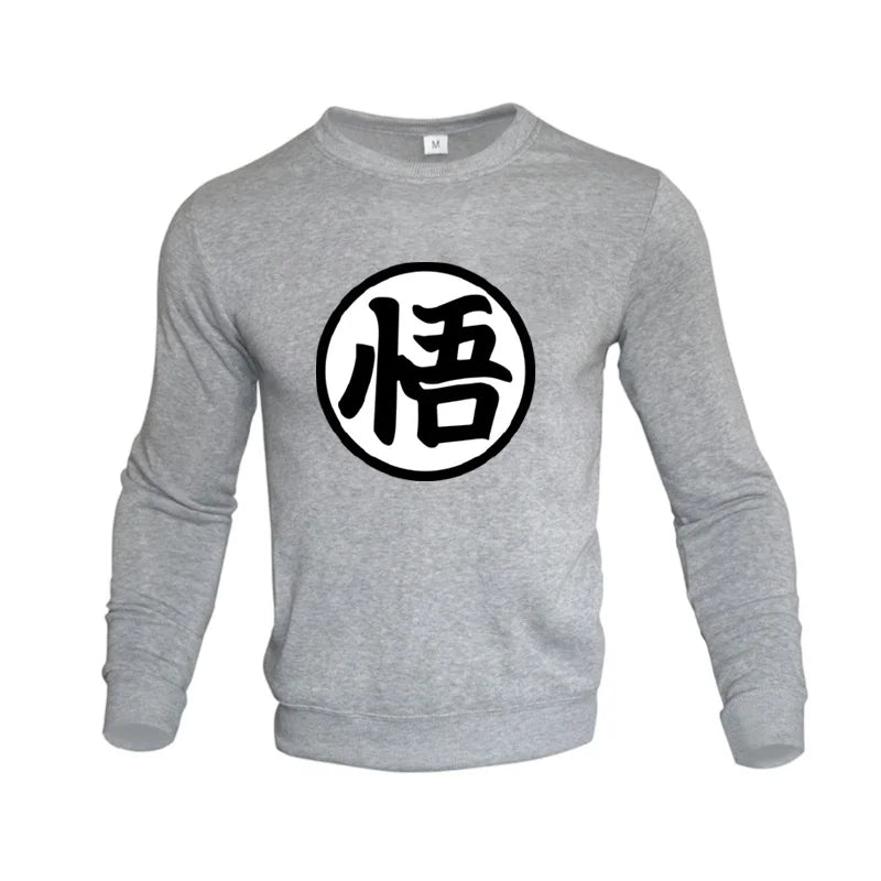 Pull Dragon Ball Z Kanji Goku Gris