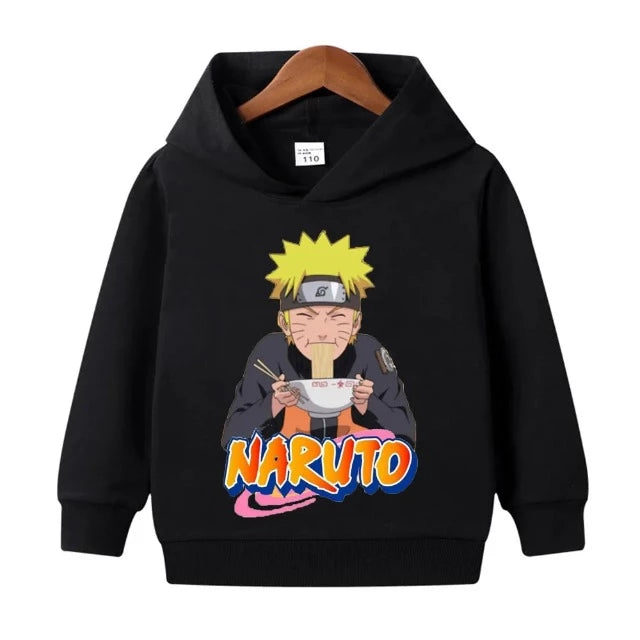 Sweat Enfant Naruto Ramen Pull noir
