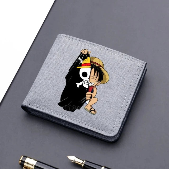 Portefeuille Porte-Cartes One Piece Luffy Jolly Roger