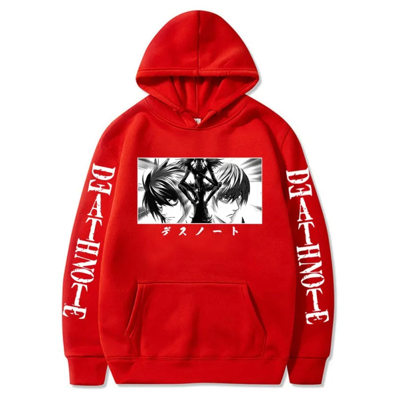 Sweat Hoodie Death Note Light Yagami Rouge