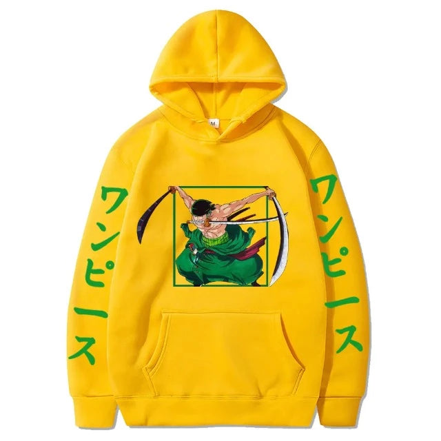 Sweat One Piece Zoro jaune